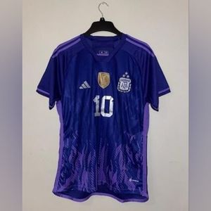 Adidas Argentina Messi Away Winner Jersey (3 Stars)